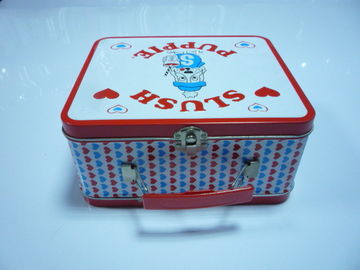 Китай Коробка обеда олова металла прямоугольника Tinplate для еды/конфеты/торта поставщик