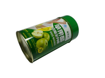 Китай Metal зеленый цвет контейнера упаковки еды олова круглый с крышкой/крышкой поставщик