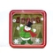 Пустая подарочная коробка олова рождества квадратное печенье залуживает с праздником окна декоративным залуживает с крышками поставщик