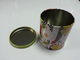 Цветастый цилиндроид контейнеров олова чая шаржа с питанием крышки может поставщик