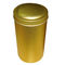 Специальным золотистым покрашенные цветом банки чая олова, коробка круглой формы поставщик