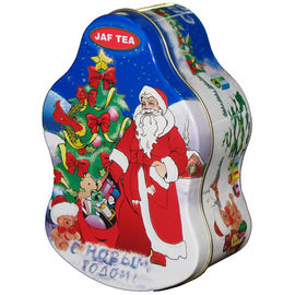 Китай Контейнер на праздники Кристмас, изготовленная на заказ коробка олова металла Санта Клауса поставщик