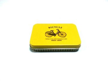 Китай Жестяные коробки желтого металла миниые для мобильного телефона/батареи/миниого подарка поставщик