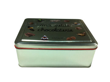 Китай Простое тело и 4 цвета напечатали коробку олова шоколада, контейнер сладостного металла упаковывая поставщик