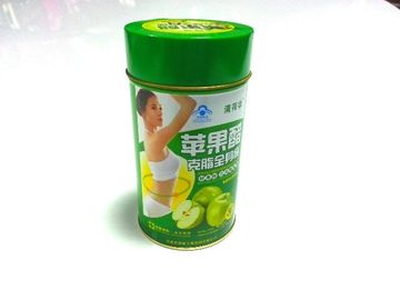 Китай Зеленый круглый контейнер олова металла Tinplate для упаковки еды поставщик