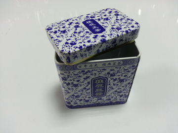 Китай Голубая и белая коробка фарфора с крышкой, хранением чая/упакованным подарком поставщик