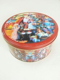 Китай Тары для хранения олова печенья Кристмас, коробки олова цилиндроида хранения еды малые поставщик
