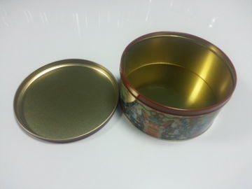 Tinplate тар для хранения олова конфеты Кристмас с крышкой/крышкой поставщик